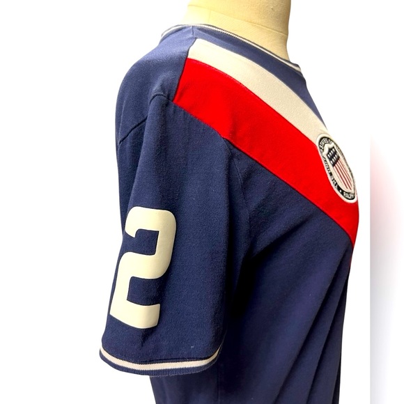 Polo Ralph Lauren USA Crew Neck TShirt women’s size small cotton decals Logos - Picture 3 of 9